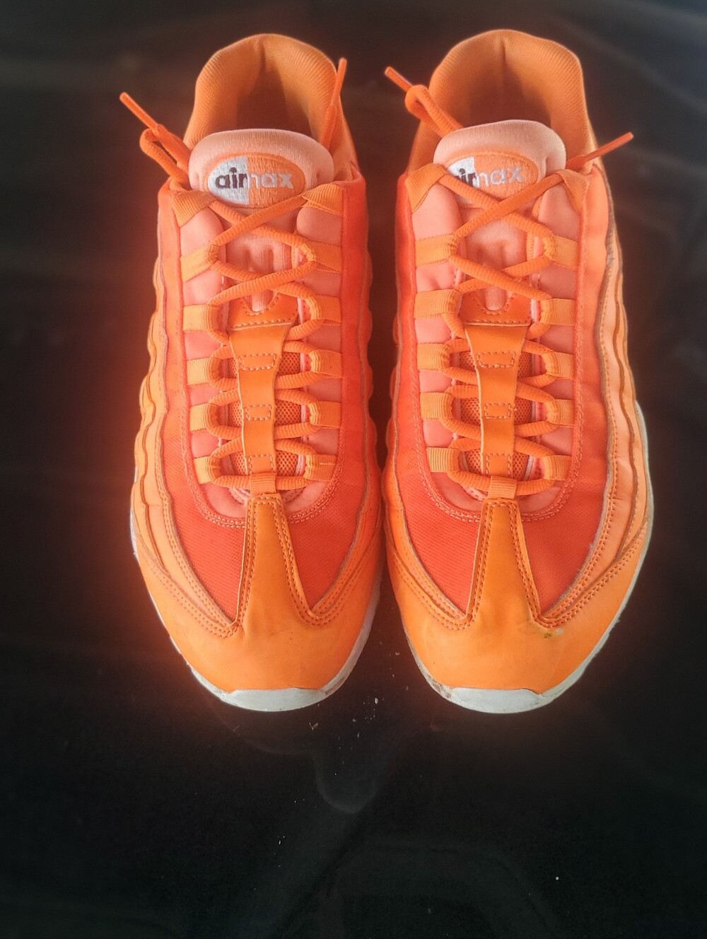 Nike Air Max 95 Orange Sneakers 'Just Do It' - Picture 3 of 7
